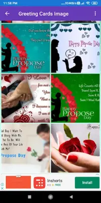 Happy Propose dayGreeting,Pho android App screenshot 7